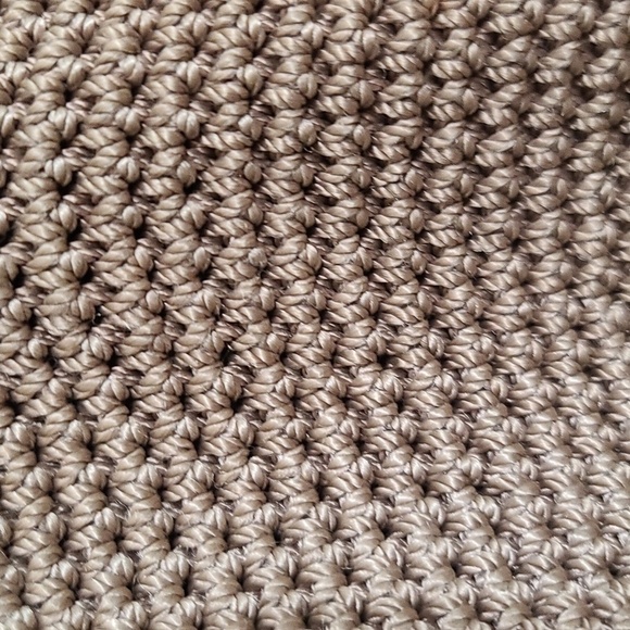 The Sak Womens Sholder Bag Purse TAN 3 Compartments EUC - Picture 2 of 11